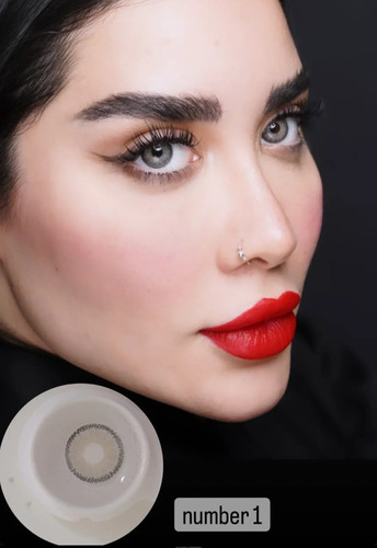 لنز چشم رویال ویژن شماره 01 با رنگ Grayness ماندگاری ۵ ساله